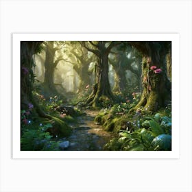 Fairytale Forest 3 Art Print