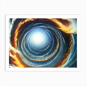 Black Hole Art Print