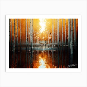 Catori - She Is Spirit - Birch Forest Art Print