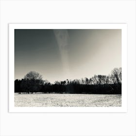 Tornado In The Snow Art Print