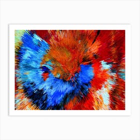 Acrylic Extruded Painting 48 Art Print