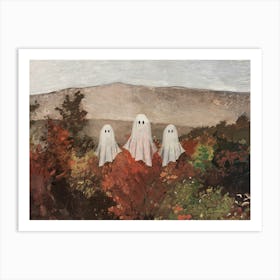 Treetops With Ghosts Art Print