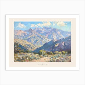 Western Landscapes Sierra Nevada 4 Poster Art Print