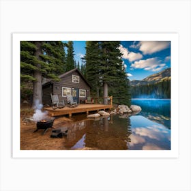 Cabin In The Woods 3 Art Print