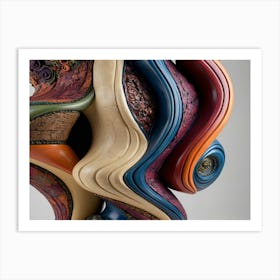 Abstract Sculpture 4 Art Print