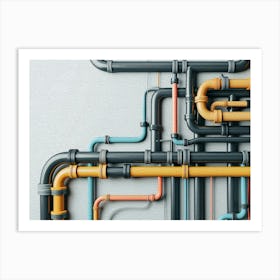 Pipes Art Print