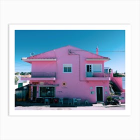 Pink House Art Print