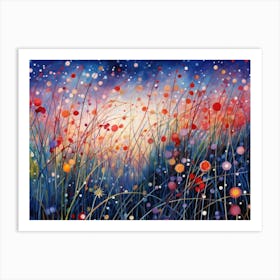 Night In The Meadow Art Print