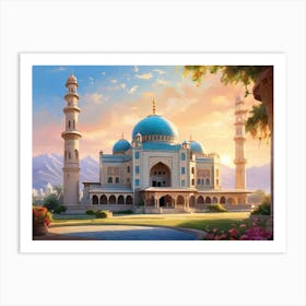 Islamic Mosque 15 Art Print