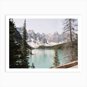 Forested Canada Lake Art Print