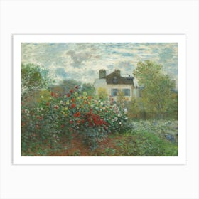 Claude Monet'S Garden 2 Art Print