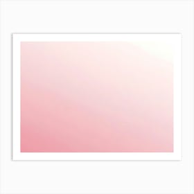 Soft Pink Gradient Background 4 Art Print