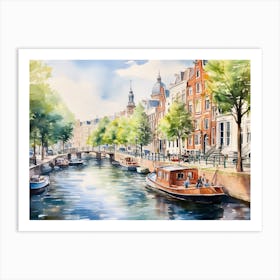 Amsterdam Canal 2 Art Print