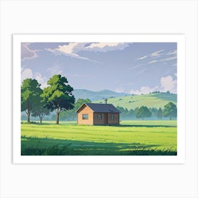 House In The Countryside 11 Art Print