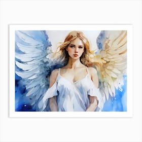 Angel Painting Art Print