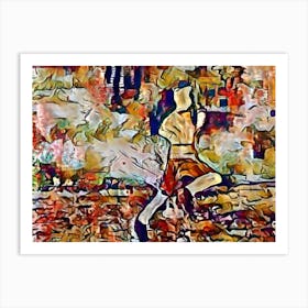 Dancer On The Street Art Print