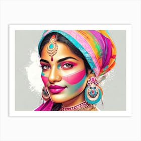 Exotic Beauty Artwork 25 Art Print