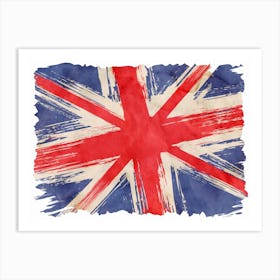 Vintage British Flag Art Print