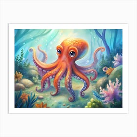 Octopus Art Print