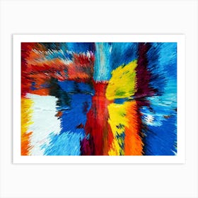 Acrylic Extruded Painting 73 Art Print