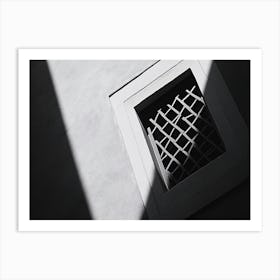 Black And White Window Art Print