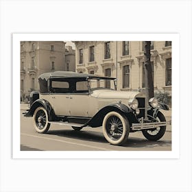 Old Fashioned Car - Vintage collection  Art Print