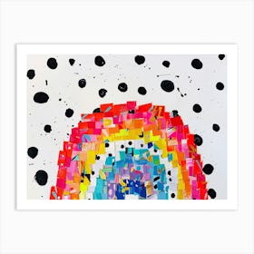 Dotty Rainbow Art Print