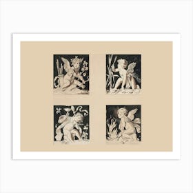 Four Cupids 1 Art Print