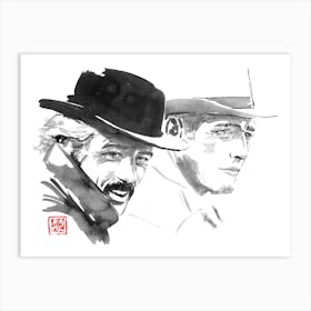 Butch Cassidy And The Kid Art Print