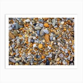 Pebbles On The Beach 1 Art Print