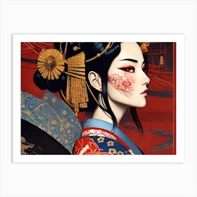 Geisha 34 Art Print