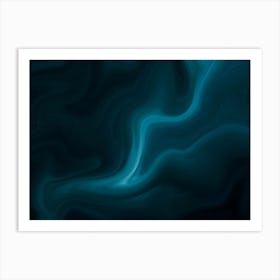 Dark Blue Background Art Print