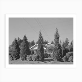 House In Suburbs Of Portland, Oregon By Russell Lee Art Print