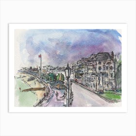 Dover Seafront, Kent, 27th April 2024 1 Art Print