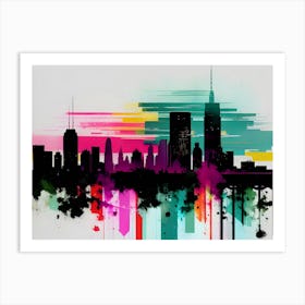 New York City Skyline 94 Art Print