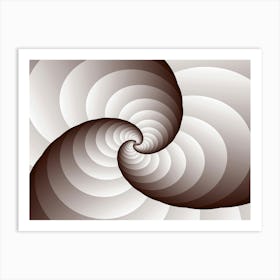 Spiral Pattern Background Art Print