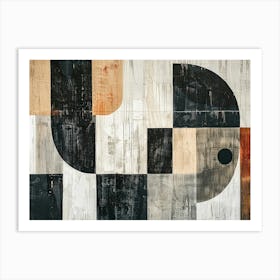 modern art abstraction Art Print