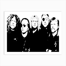 Kansas Rock Band Legend Art Print