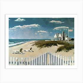 Beach House 7 Art Print