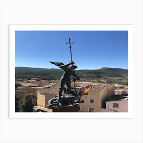 Statue Of Sant Jaume Art Print