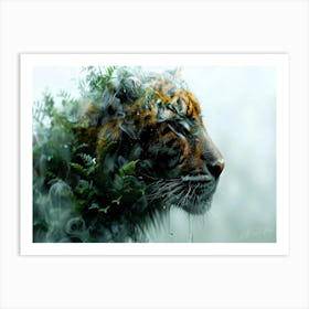 Wild Cat Aesthetic - Forest Zone Art Print