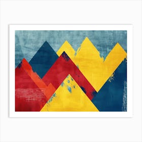 Mountains Canvas Print 5 Art Print