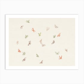 Butterfly Print, Cho Senshu Art Print