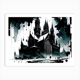 Spooky Castle 1 Art Print