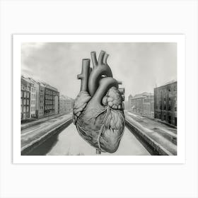 Heart In The City (VI) Art Print