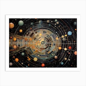 Nasa'S Solar System Art Print