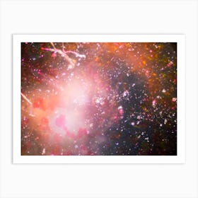 Nebula Abstract Colorful Background 3 Art Print