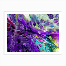 Acrylic Extruded Painting 624 Art Print