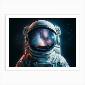 Space Astronaut Art Print