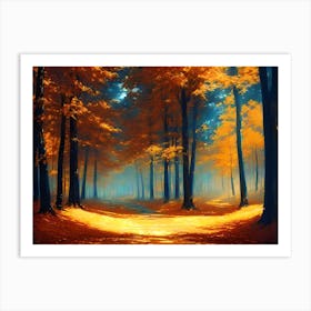 Autumn Forest 13 Art Print